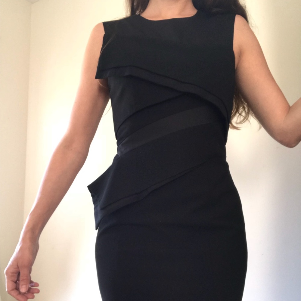 narciso rodriguez black dress LBD
